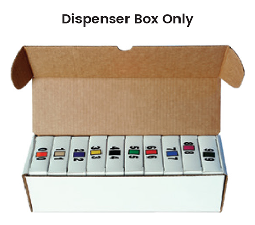 FILE RIGHT Service File Label Dispenser Box