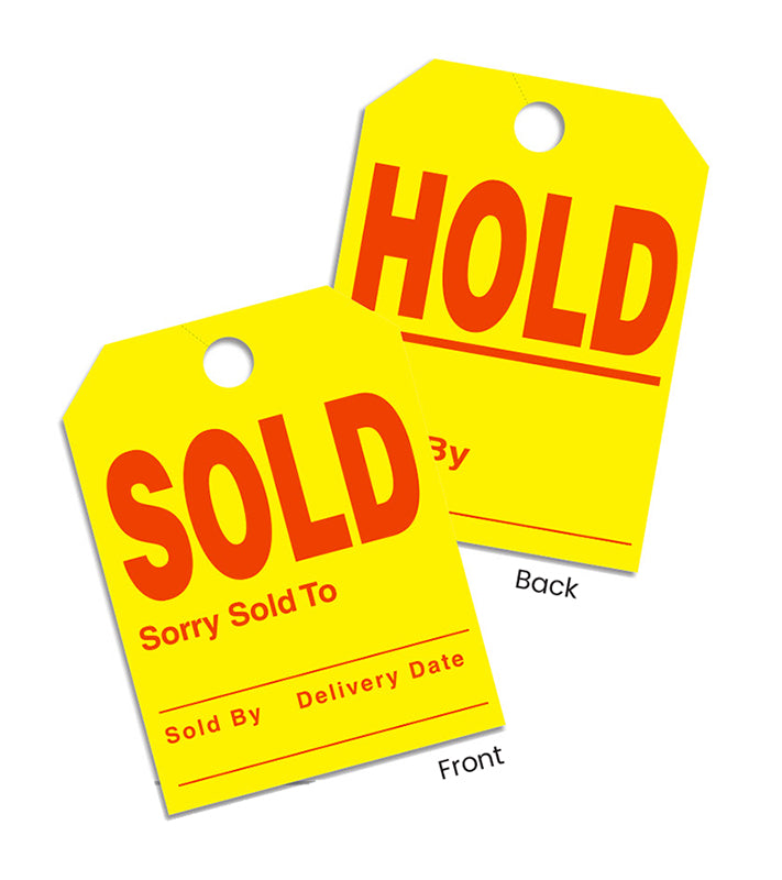 Mirror Sold / Hold Tags (280-SH)