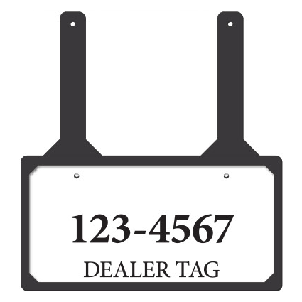 Demo License Plate Holder