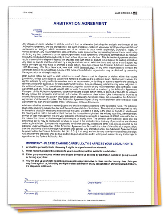 Arbitration Agreement