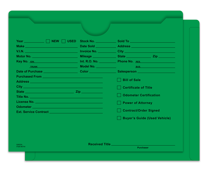 Printed Ultra Heavy Duty Vehicle Deal Jackets