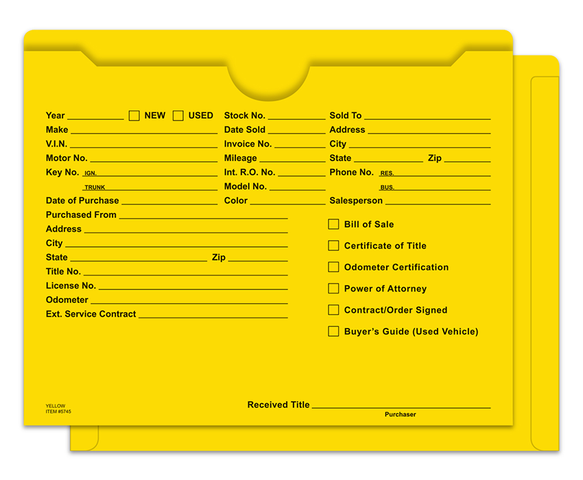 Printed Ultra Heavy Duty Vehicle Deal Jackets