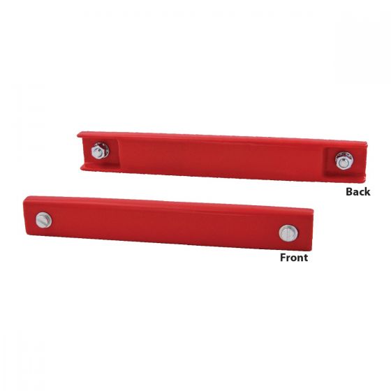 Red Vinyl Magnetic License Plate Holder