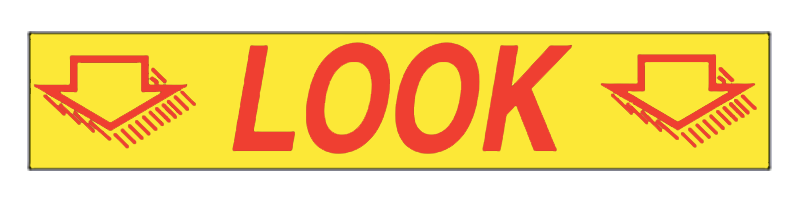 Shadow Slogan Decals - Red/Yellow