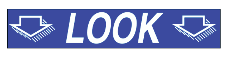 Shadow Slogan Decals - White/Blue