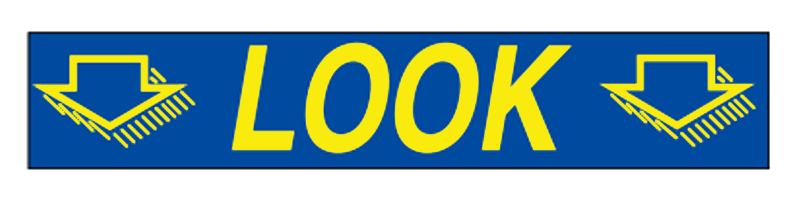 Shadow Slogan Decals - Yellow/Blue