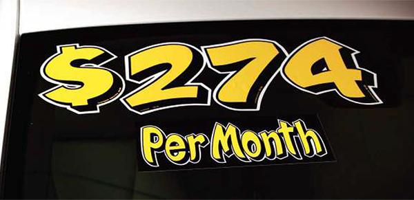 Die Cut Graphic Slogan Decals