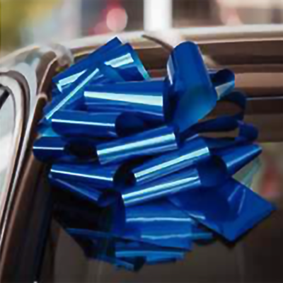 12" Metallic Pull Bow - Assorted Colors