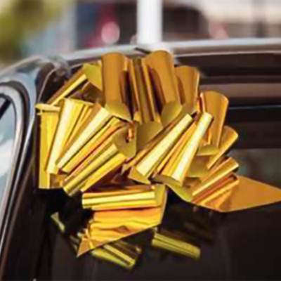 12" Metallic Pull Bow - Assorted Colors