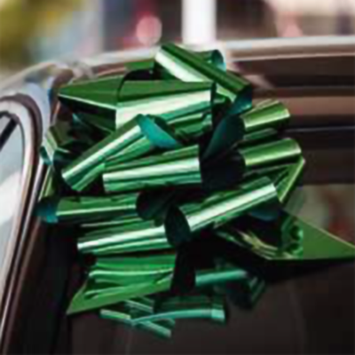 12" Metallic Pull Bow - Assorted Colors