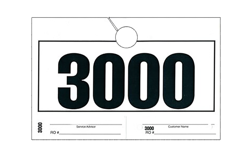 Service Dispatch Numbers 3-Part (NB-35)