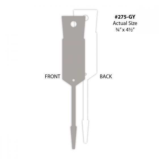 V-T 2-Tone Self-Locking Service Key Tags