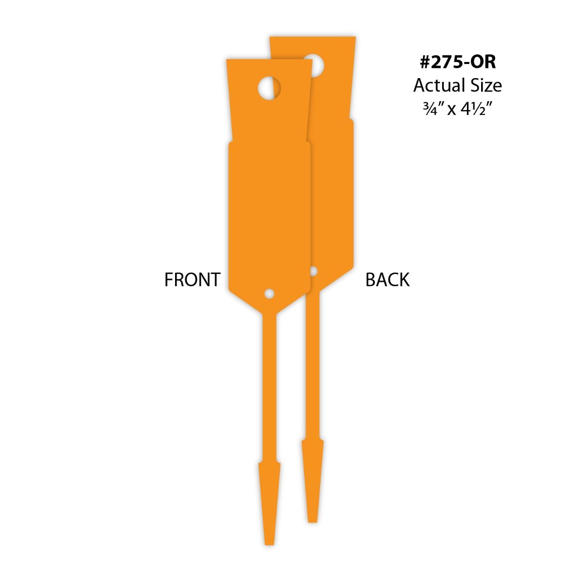 Self-Locking Service Key Tags