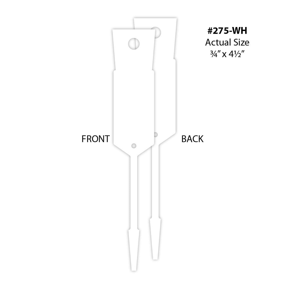Self-Locking Service Key Tags