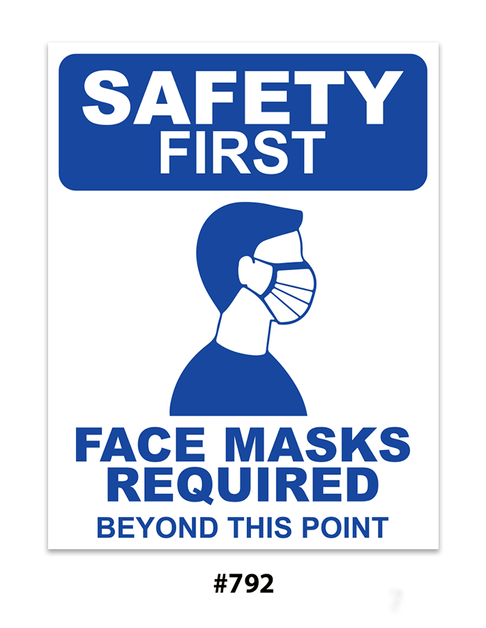 Face Masks Required Decals