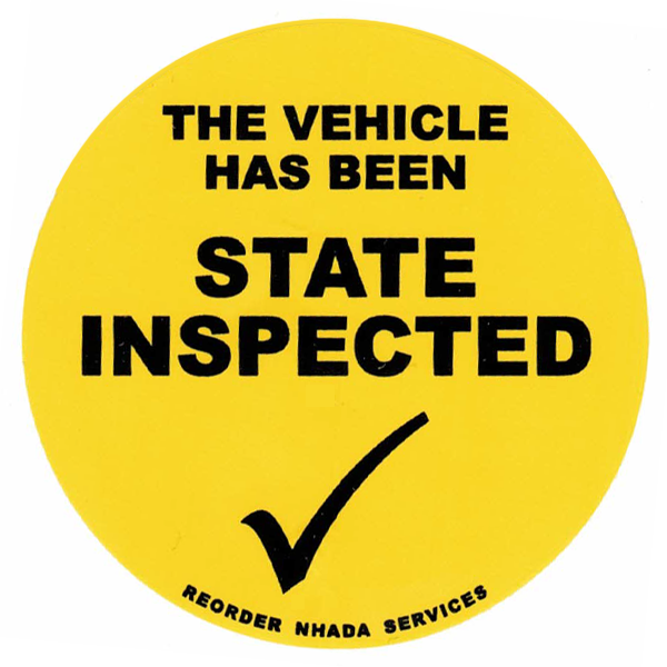 Vehicle State Inspected Stickers (VSI)