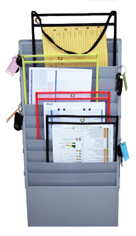 12 Pocket Repair Order Rack