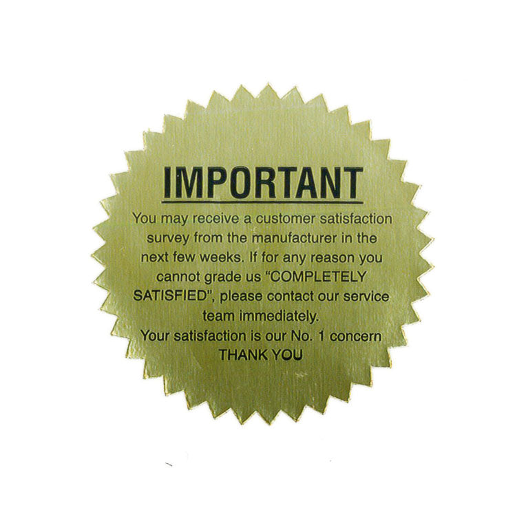 CSI Roll Labels - Completely Satisfied