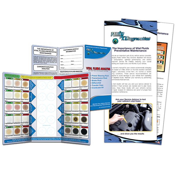 Fluid Rx Diagnostics Instant Lubricant Testing Strips