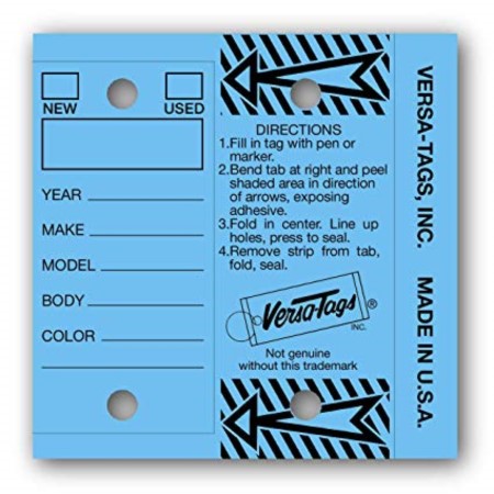 V-T Stock Key Tags (V200)