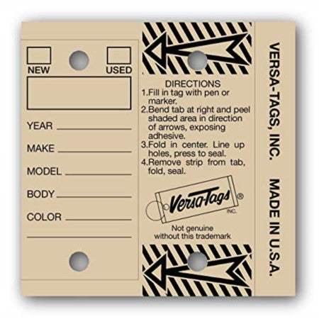 V-T Stock Key Tags (V200)
