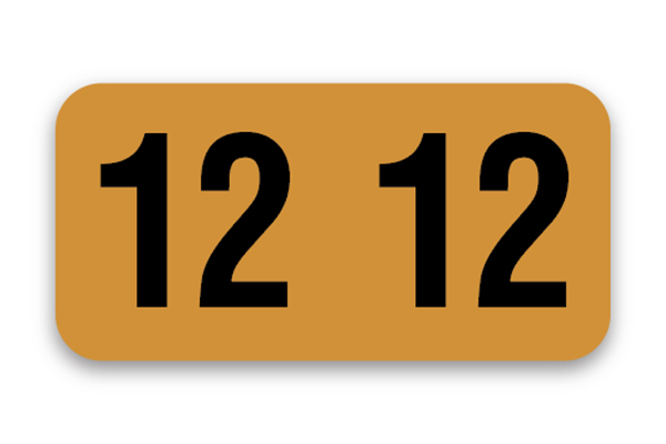 FILE RIGHT Service File Year Label (Roll)