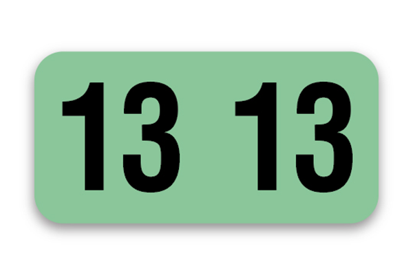 FILE RIGHT Service File Year Label (Roll)