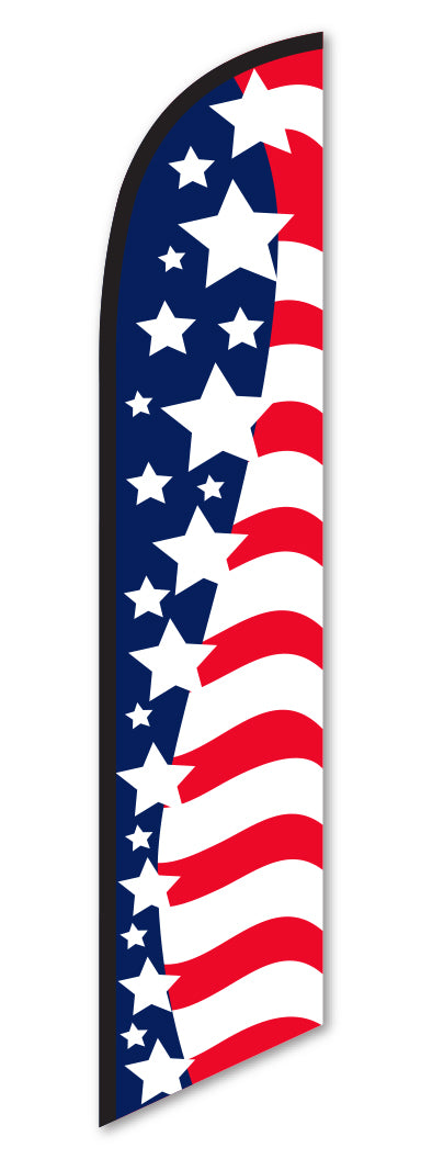 Swooper Banner Kit - 21-Stars American Flag