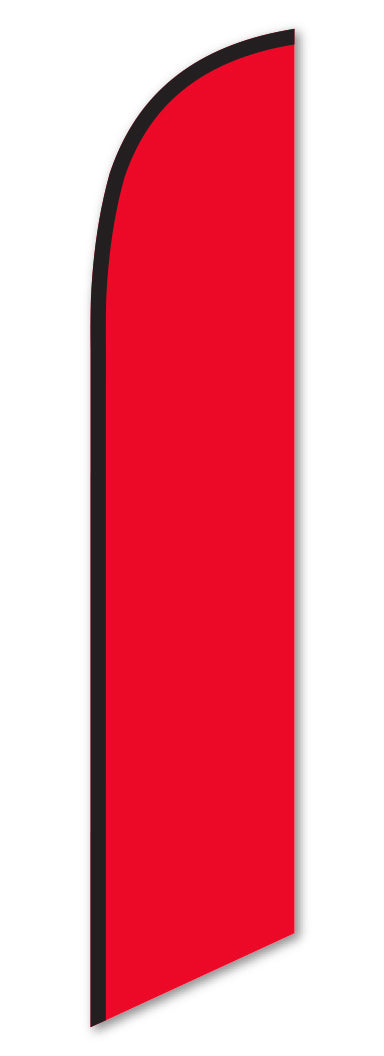 Swooper Banner Kit - Solid Red