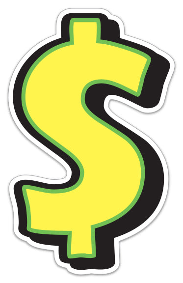 16" Giant Magnetic Numbers - Yellow/Green