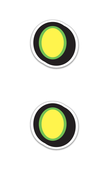 16" Giant Magnetic Numbers - Yellow/Green