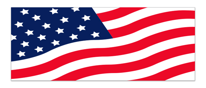 Windshield Banner - US Flag