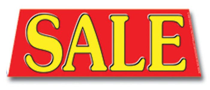 Windshield Banner - Sale (Yellow/Red)