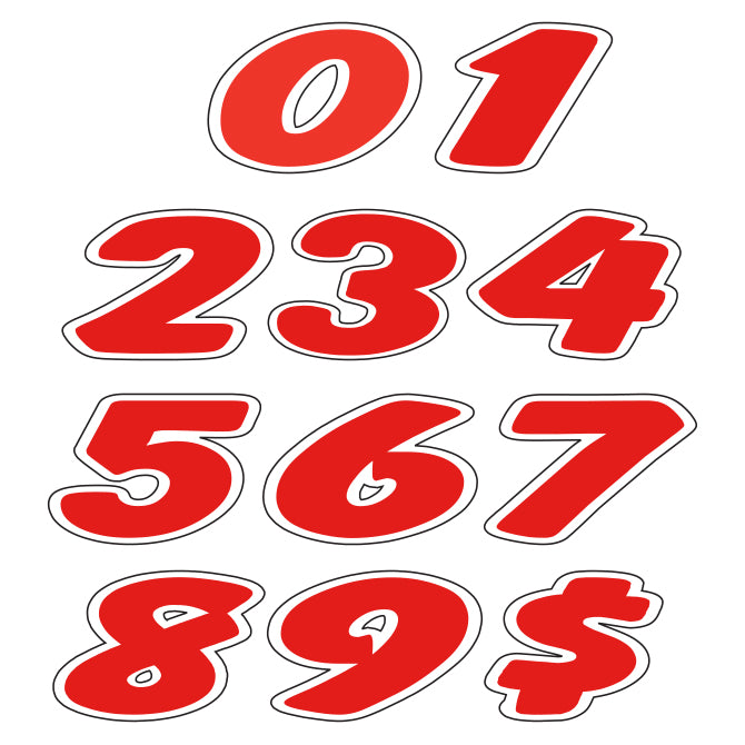 Number Decals