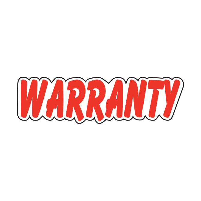 Die Cut Slogan Decals - Red/White
