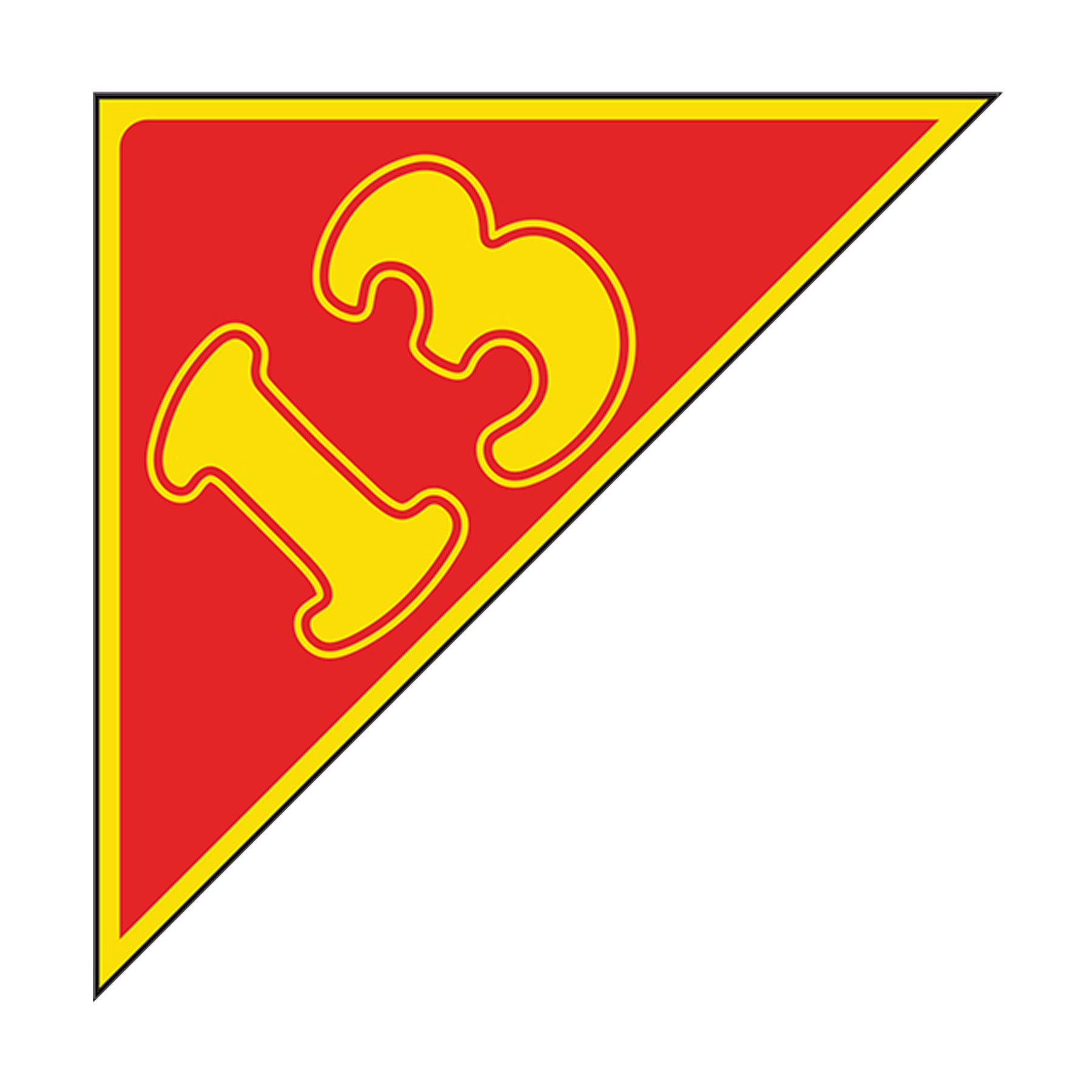 Angle Year Decals - Yellow/Red