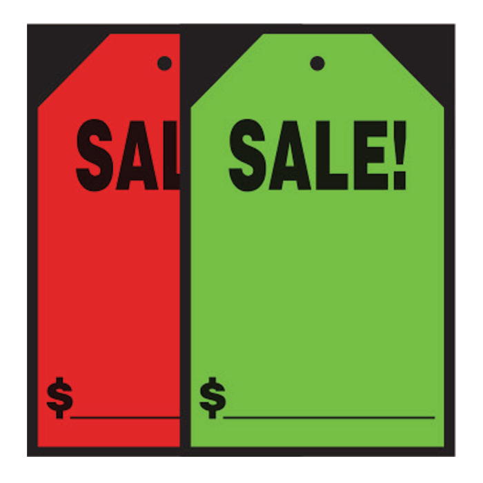 Hang Tag Decals (7" x 11") - Sale!