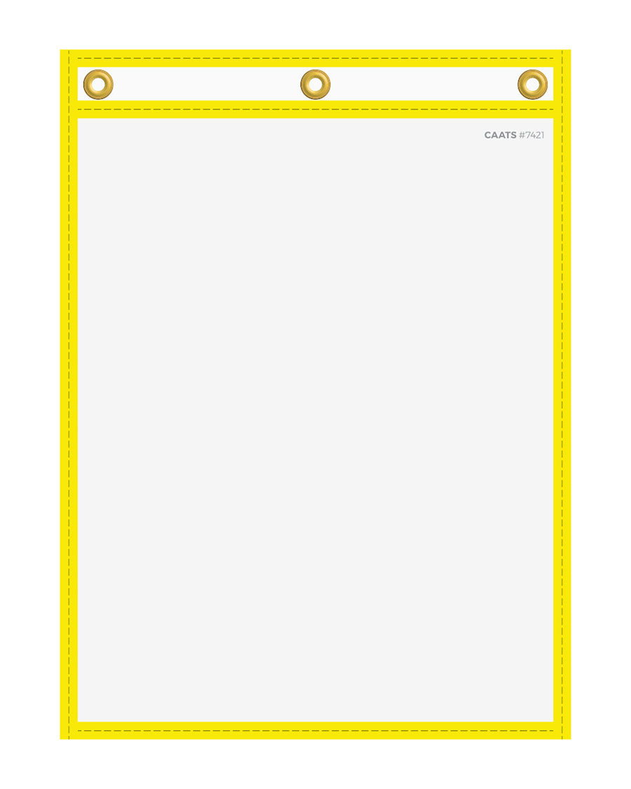 CAATS Neon-Stitched Work Ticket Holders - No Handles