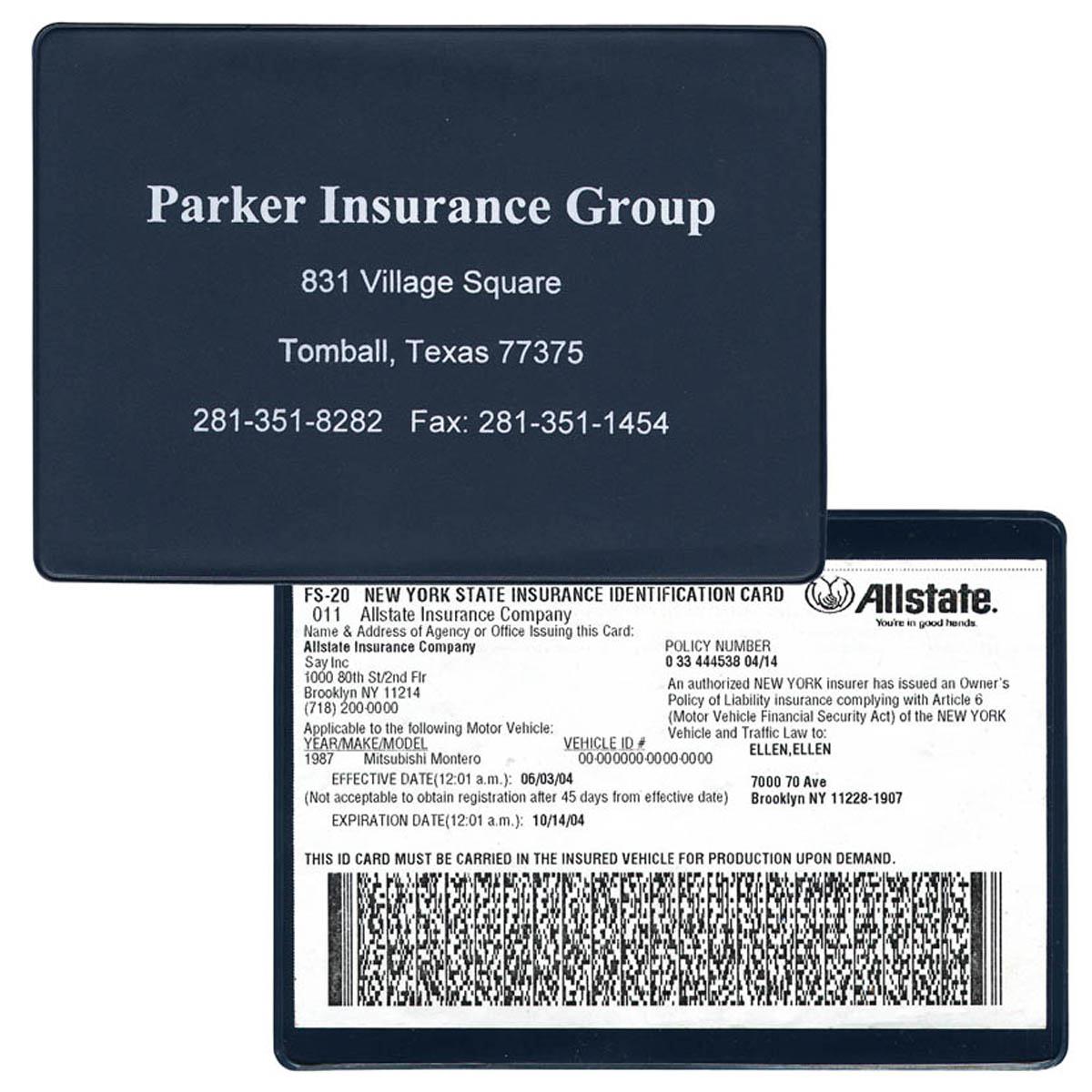 [CUSTOM] Insurance Card Holder (807)