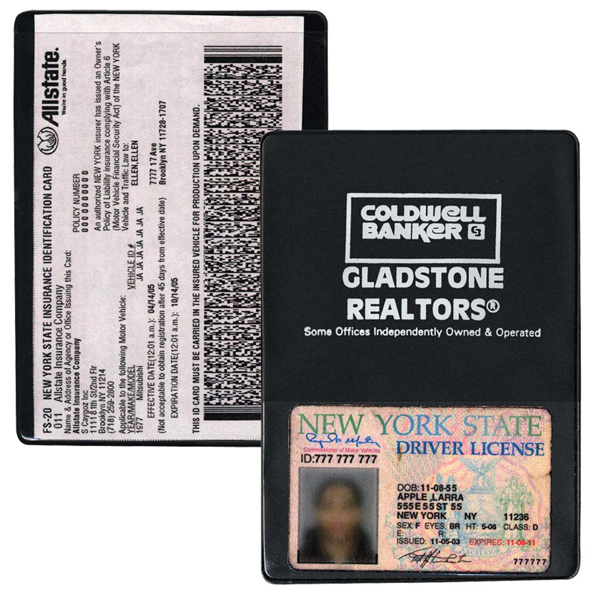 [CUSTOM] Insurance Card Holder w/ Extra Pocket (808)