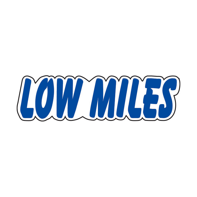 Die Cut Slogan Decals - Blue/White