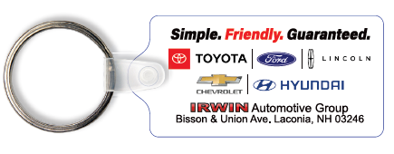 Soft Vinyl Key Fob - Irwin Automotive Group