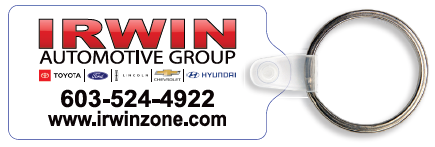 Soft Vinyl Key Fob - Irwin Automotive Group
