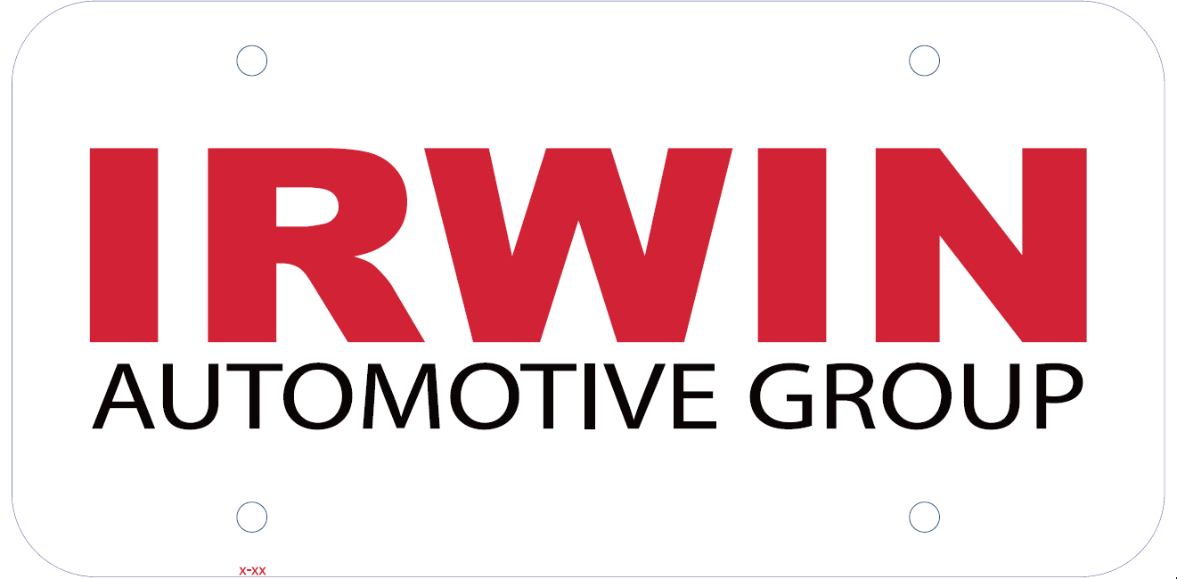 Plate Insert - Irwin Automotive Group