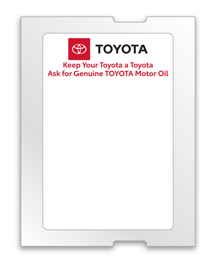 Service Reminder Labels (Roll) - Toyota