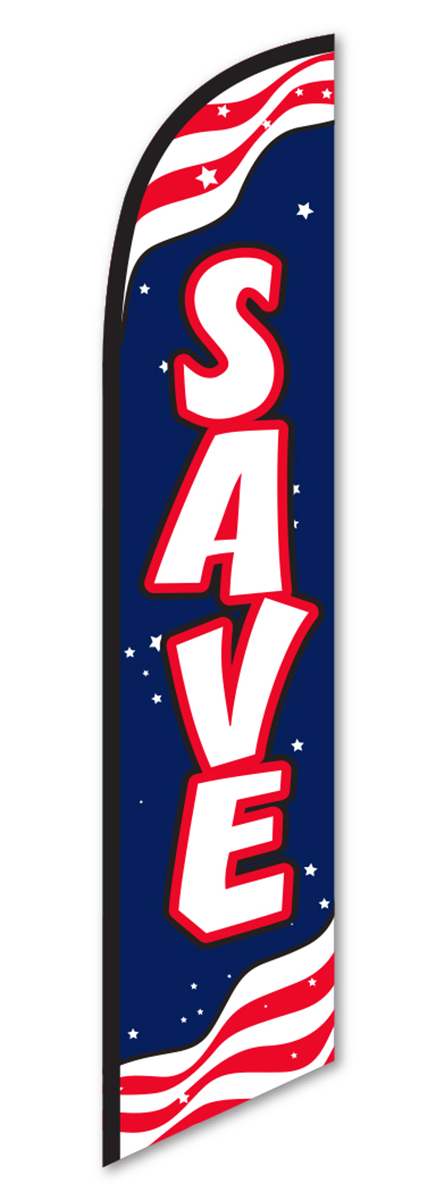 Swooper Banner - Save (Patriotic)