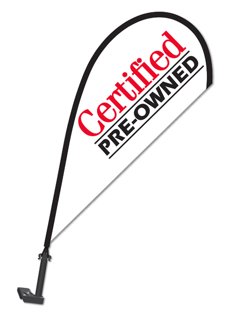 Clip-On Paddle Flag - Certified Pre-Owned