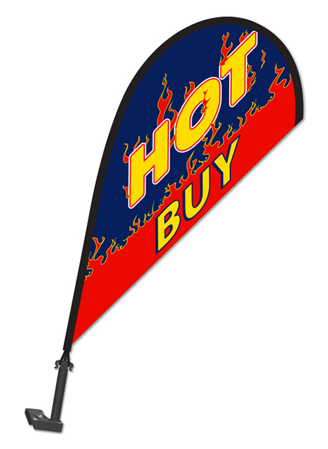Clip-On Paddle Flag - Hot Buy