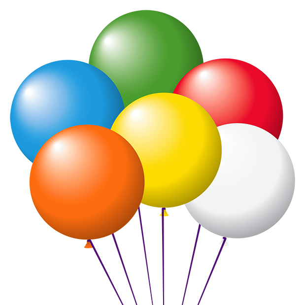 17" Jumbo Latex Balloons (72ct) - Assorted w/ White