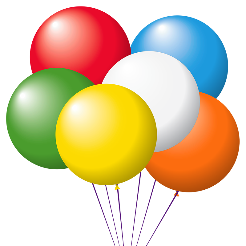 24" Jumbo Latex Balloons (25ct) - Assorted w/ White